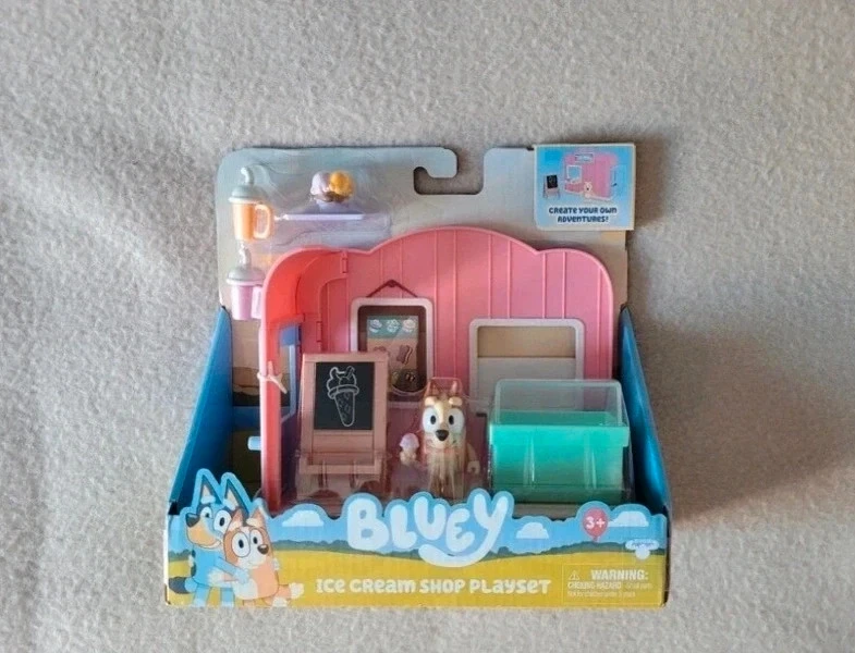 Bluey ice cream Shop playset